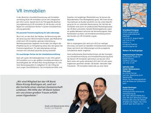 Jahresbericht 2012 als PDF öffnen - VR Bank Main-Kinzig-Büdingen ...