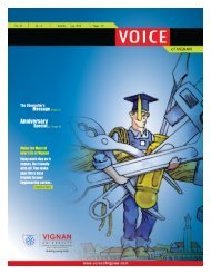 Voice of July 2013 - Vignan University