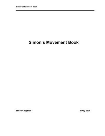 Simon's Movement Book - Welsh Bridge Union Membership ...