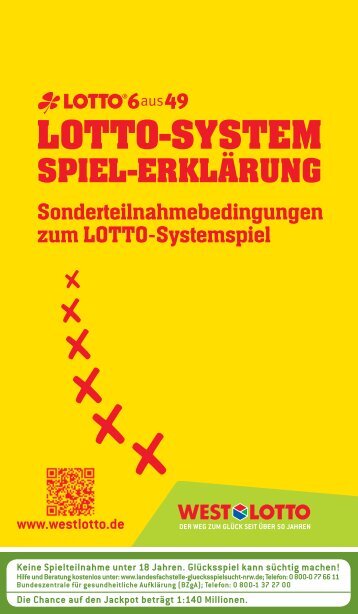 Lotto-system - Westdeutsche Lotterie GmbH & Co. OHG