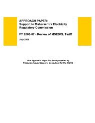 APPROACH PAPER: Support to Maharashtra ... - MAHADISCOM