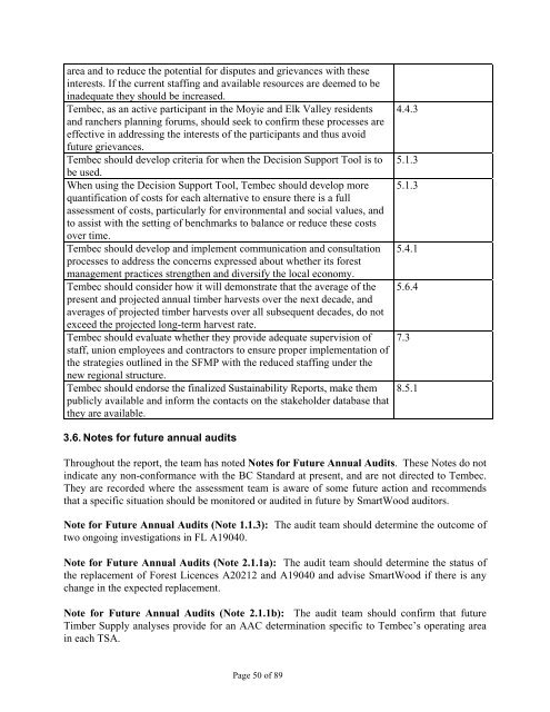 Forest Management Certification Assessment Report for - Rainforest ...