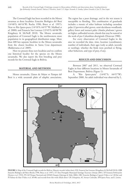 Revista Brasileira de Ornitologia - Universidade Federal do Acre