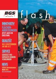 QUALITÄT INNOVATIV SERVICE NEWS - BGS Bau Guss AG