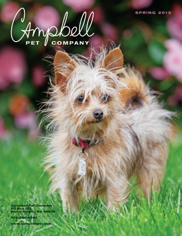 2013 Spring Catalog - Campbell Pet Company