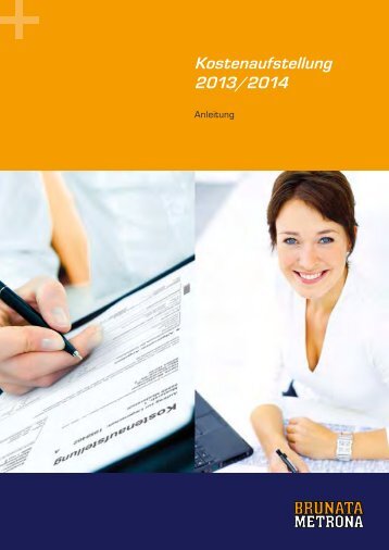 Kostenaufstellung 2013/2014 - BRUNATA Hürth