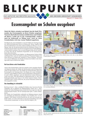 Blickpunkt Ausgabe 44 2012.pdf - Stadt Winnenden