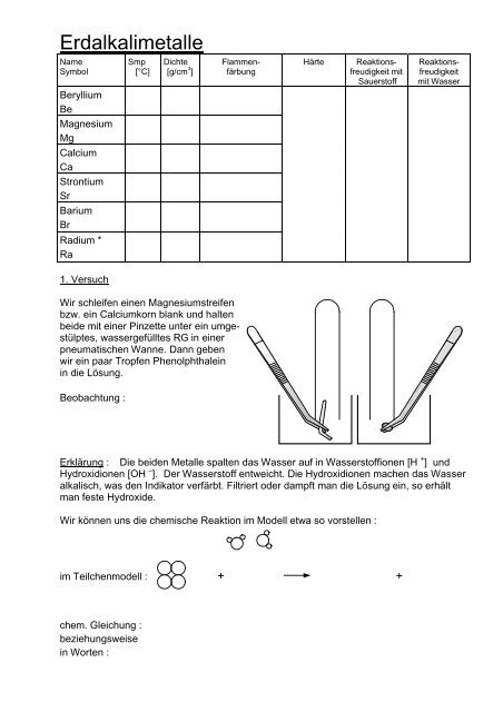 Erdalkalimetalle Sch.pdf - Unterricht