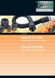 PMA Cable Protection Ex System