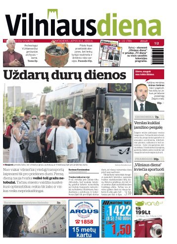 Uždarų durų dienos - Diena.lt