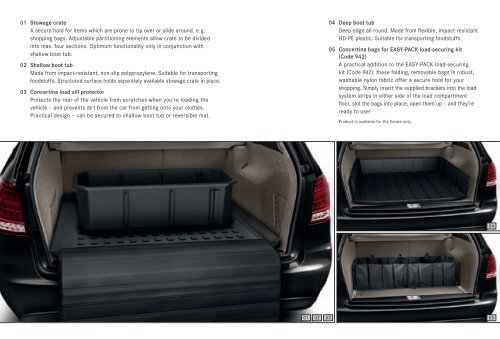 E-Class Sedan & Estate Accessories Brochure (PDF) - Mercedes-Benz