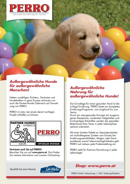 Jetzt lesen & herunterladen - Partner-Hunde Österreich