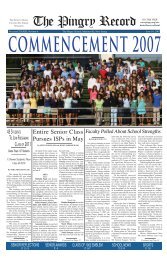 June 10, 2007 - Pingry School