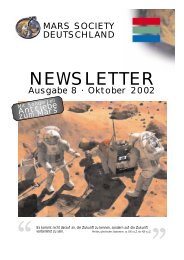 Oktober 2002 - Mars Society Deutschland e.V.