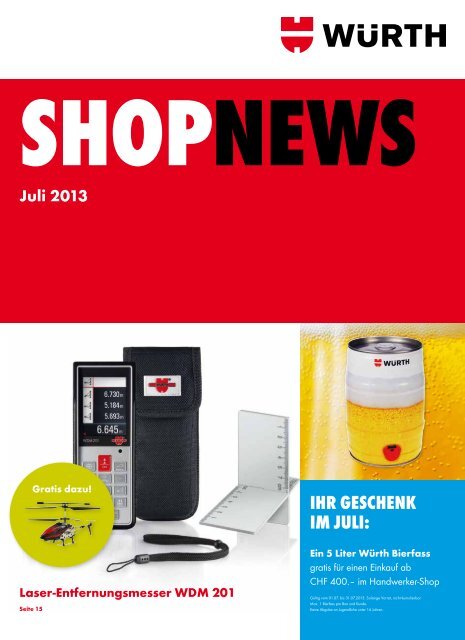 Ihr Geschenk Im JulI: - Würth