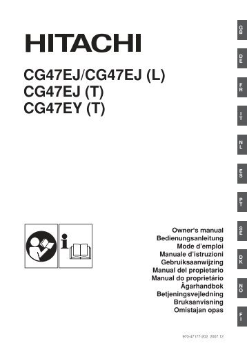 CG47EJ (T) - Hitachi Power Tools Finland Oy