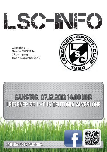 LSC-Info 2013-2014 Ausgabe 6 - Leezener SC
