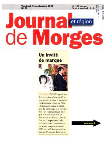 Journal de Morges - Union , Bournens