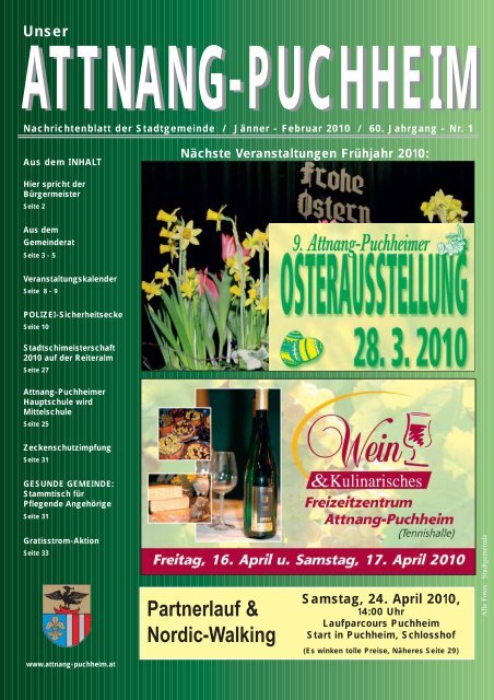 Partnerlauf & Nordic-Walking - Attnang-Puchheim - Land ...