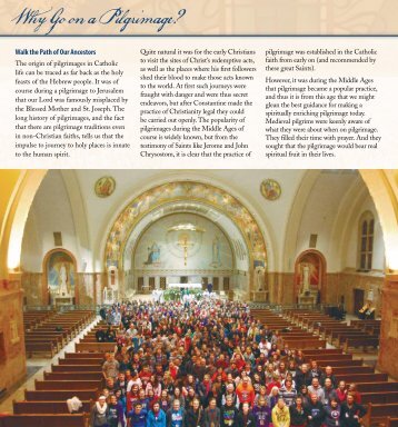 Pilgrimage Packet & customizable flyer - National Shrine of Saint ...