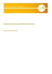Tasmanian Accumulation Scheme - SuperFacts.com
