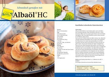 Schwedisch genießen mit Albaöl HC - ReKru GmbH