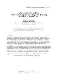 Adolescent Girls at Risk - African Centre for Disaster Studies - NWU