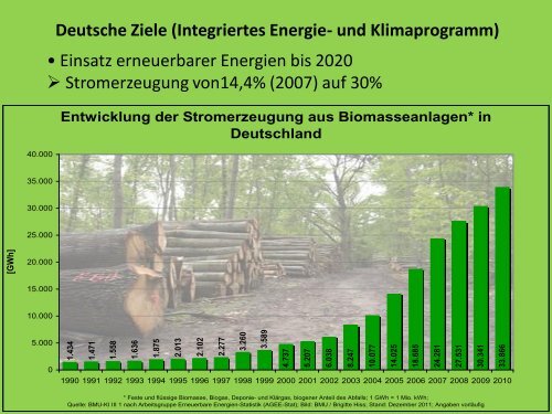 Vortrag von Dieter Kurzmeier zu "Kurzumtriebsplantagen"