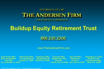 Buildup Equity Retirement Trust - The Andersen Firm