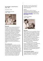 1 Stavangerflint´s Artistic Directors 1946 – 1979 Jan Gjerde © 2008 ...