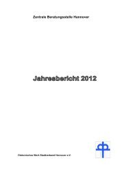 ZBS Jahresbericht 2012 - Diakonisches Werk Hannover