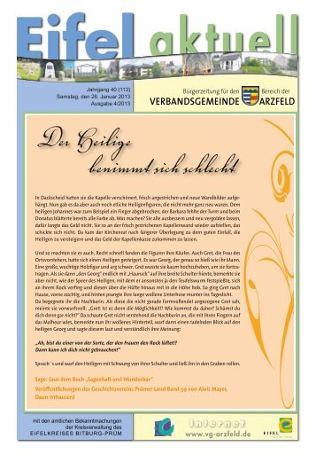 Ausgabe 04 - Verbandsgemeinde Arzfeld