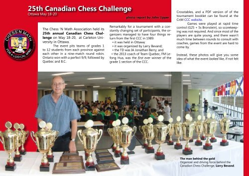 CCN - webteaser - CCC 2013.pdf - The Chess Federation of Canada