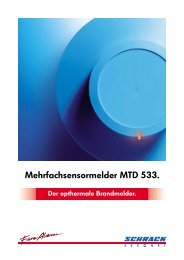 Mehrfachsensormelder MTD 533. - Securiton GmbH