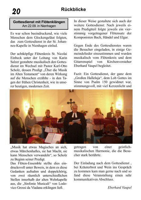 Gemeindebrief Winter 2013 - Ev.-luth. Trinitatis-Kirchengemeinde ...