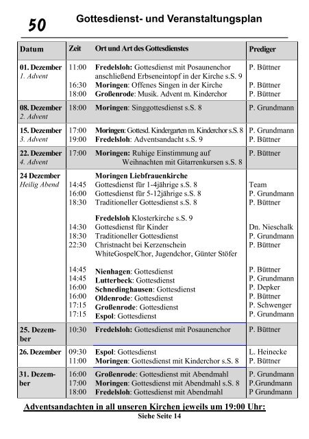 Gemeindebrief Winter 2013 - Ev.-luth. Trinitatis-Kirchengemeinde ...