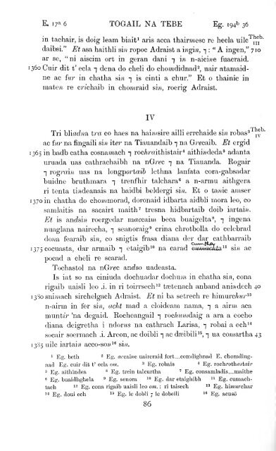 Togail na Tebe = The Thebiad of Statius : the Irish text