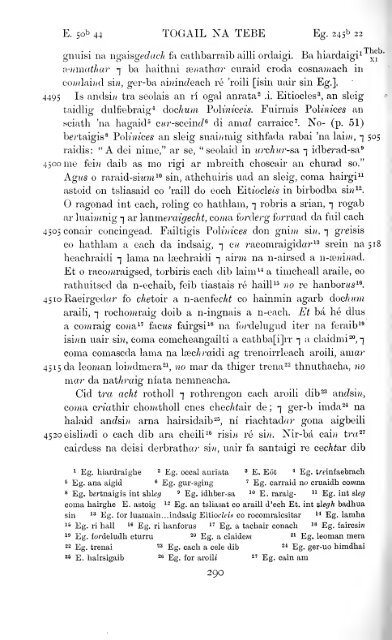 Togail na Tebe = The Thebiad of Statius : the Irish text