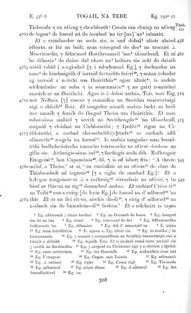 Togail na Tebe = The Thebiad of Statius : the Irish text