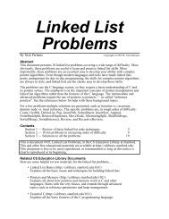 Linked List Problems