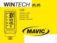 Wintech USB Wintech Alti Wintech HR Wintech Ultimate - Mavic