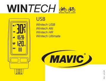 Wintech USB Wintech Alti Wintech HR Wintech Ultimate - Mavic