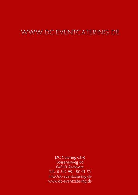 FingerFood - DC Catering