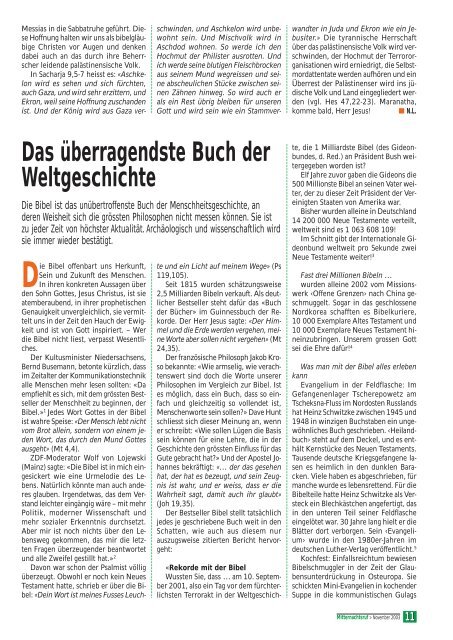 MNR 2003-11.pdf - Missionswerk Mitternachtsruf