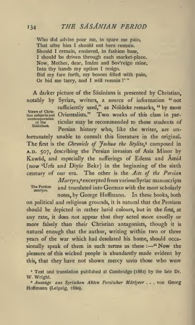 A literary history of Persia