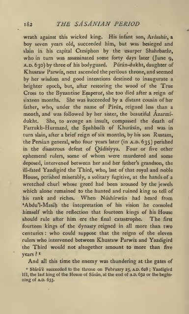 A literary history of Persia