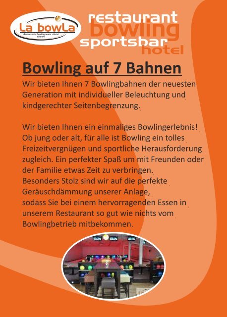 bowling - La bowLa Gifhorn