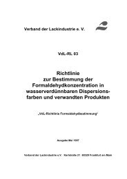 VdL-Richtlinie 03 Formaldehydbestimmung - VdL Verband der ...