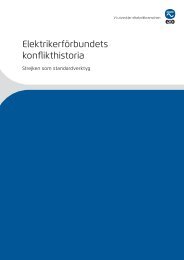 Elektrikerförbundets konflikthistoria – strejken som ... - Eio