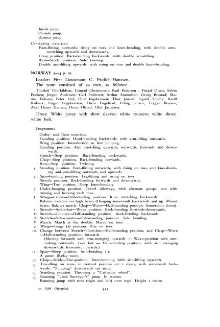 1912 Olympic Games Official Report Part 2